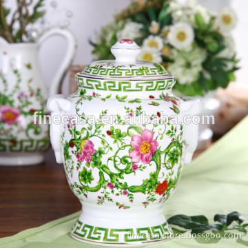 Elegant Fine New Bone China Large Fancy Ceramic Canister of In April